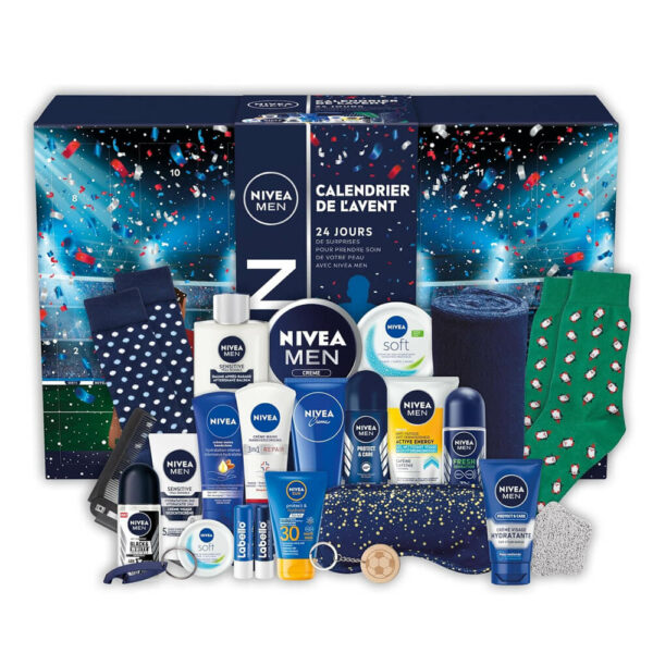 calendrier de lavent beaute homme nivea 2024