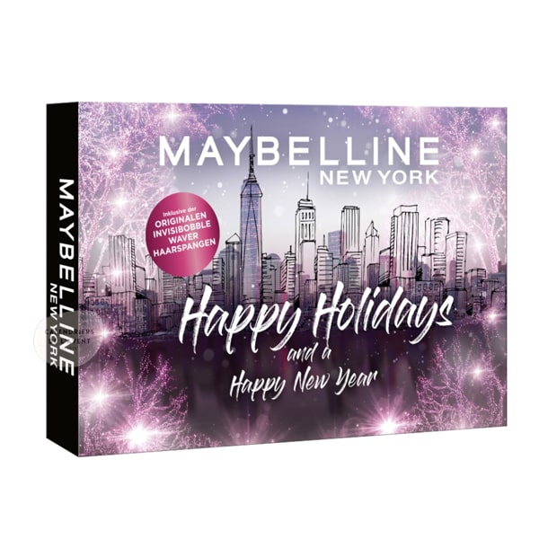 Maybelline MAKE-UP Calendrier de l'Avent 2023 Compte à rebours du